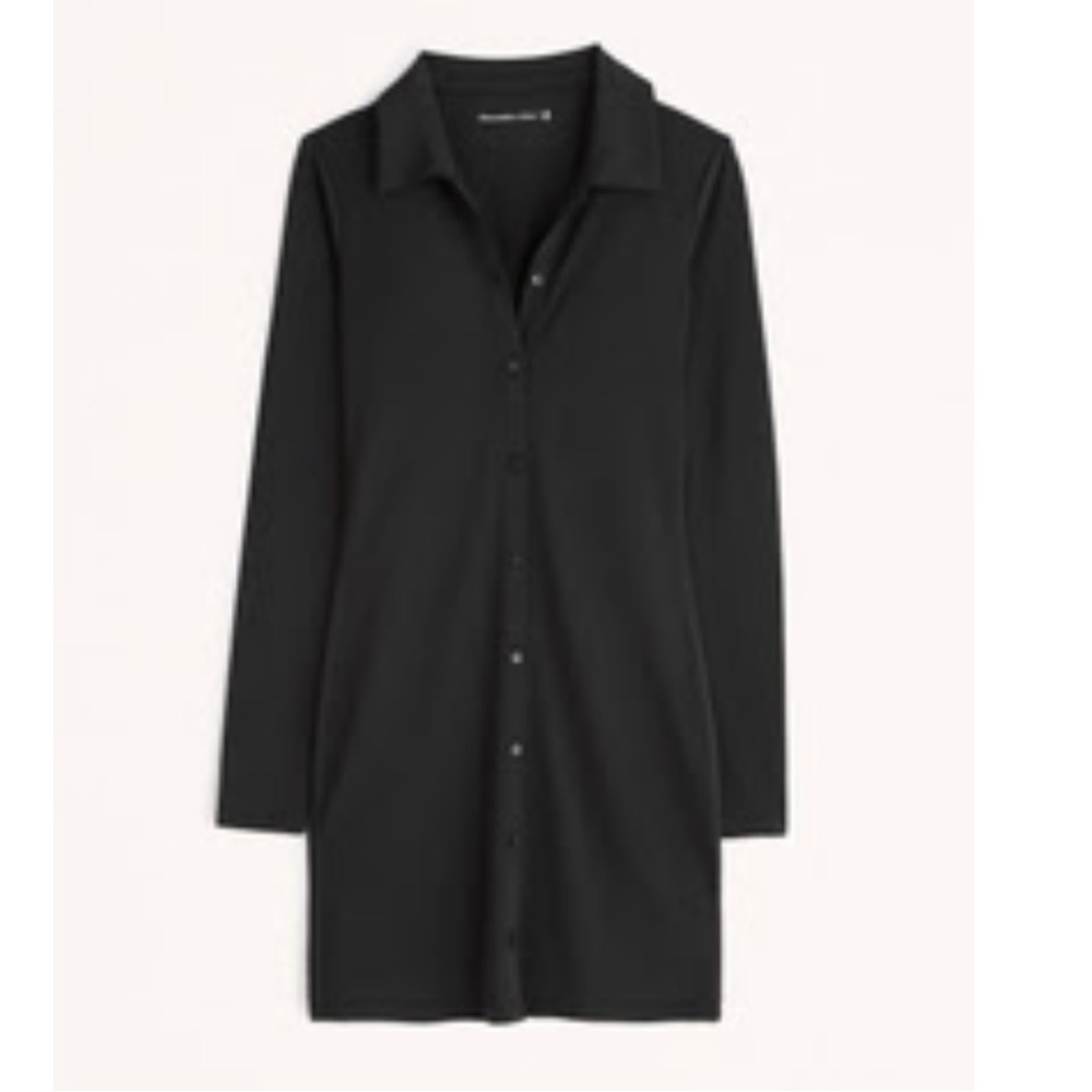 Abercrombie & Fitch Black Shirt Dress